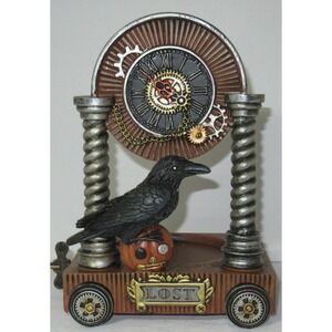 Yankee Candle 2017 Steampunk Lost Raven Large/Medium Jar Candle Holder 1566074